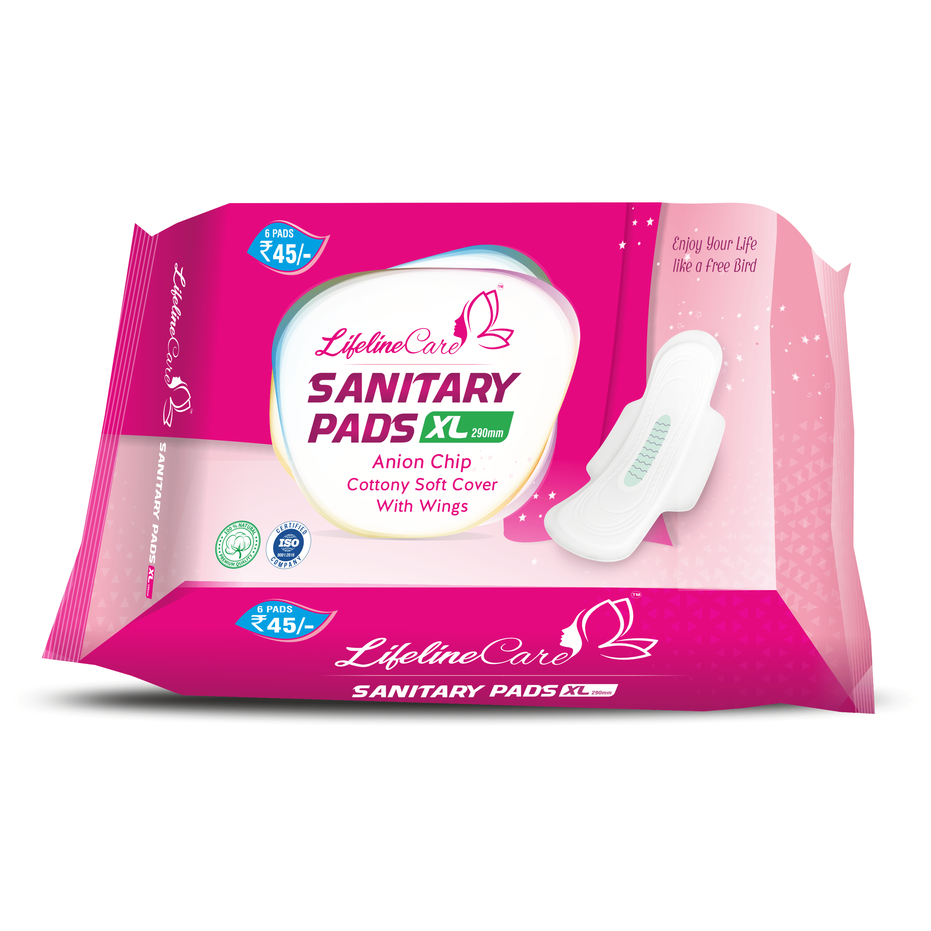 Lifeline Care Sanitary Pads XL Front Image