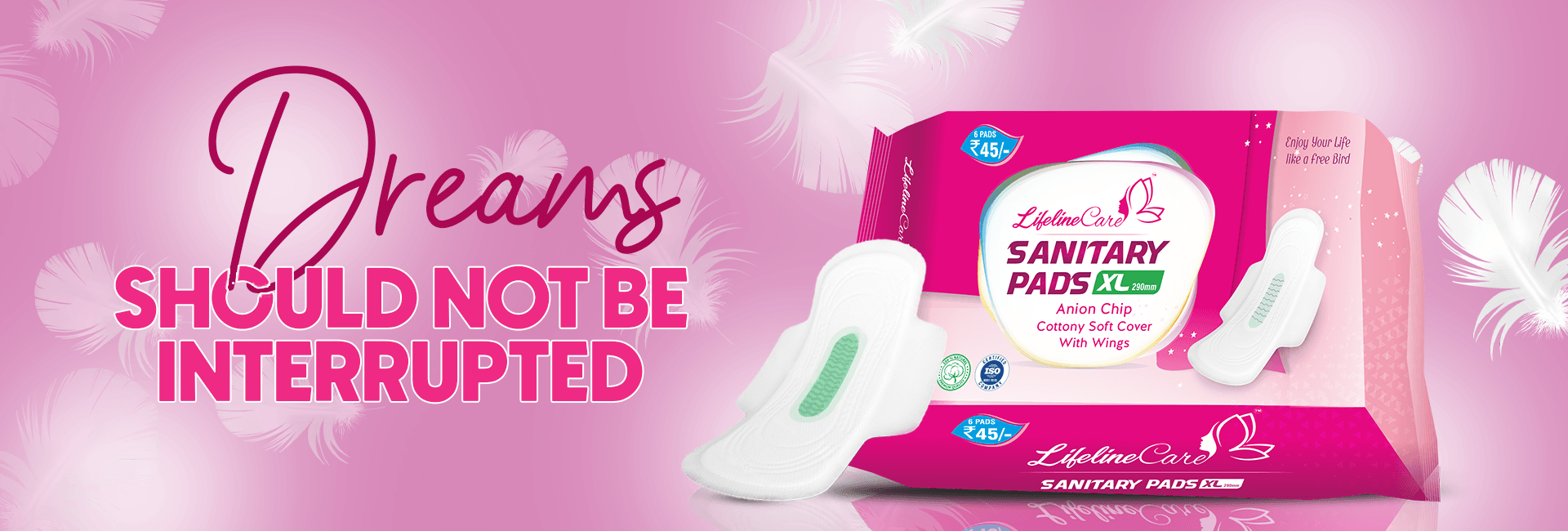 sanitary pad packet - lifelinecare